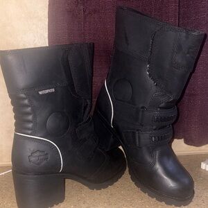 Harley-Davidson Women's Black Waterproof Boots